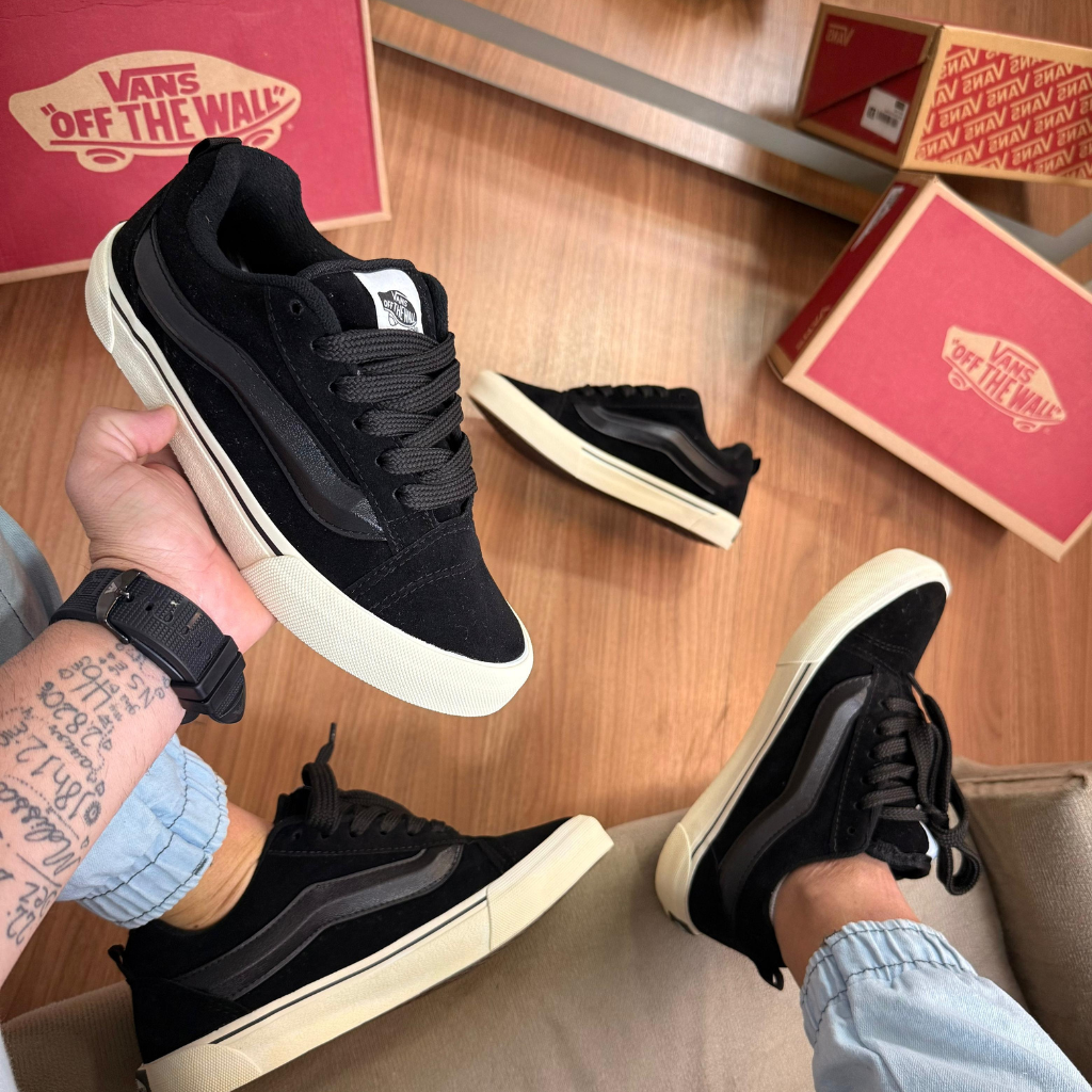 Produto: VANS KNU SKOOL BLACK WHITE